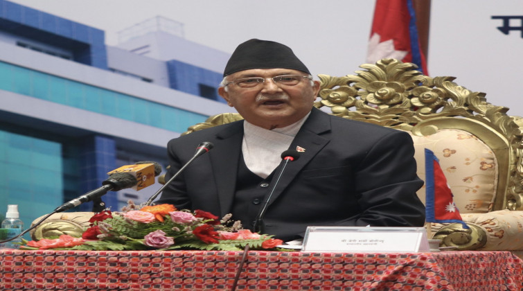 सबै नेपालीलाइ जतिसक्दो चाडो खोप उपलब्ध गराउँछौंः प्रधानमन्त्री ओली